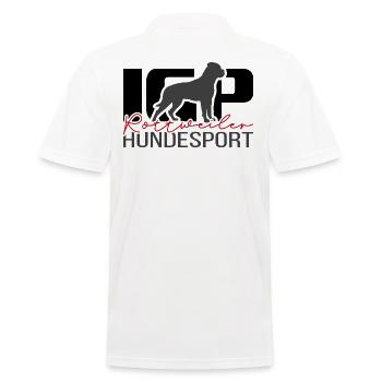 ROTTWEILER IGP Hundesport Hunde Hund Wilsigns - Männer Poloshirt - Weiß - Hinten - Kai (181cm)