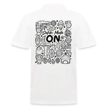 Mode safari : ON – Adventure Africa - Polo Homme - blanc - Dos - Kai (181cm)