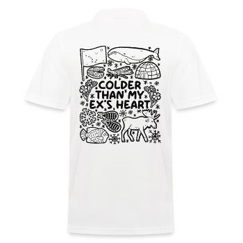 Plus froid que le cœur de mon ex - Polo Homme - blanc - Dos - Kai (181cm)
