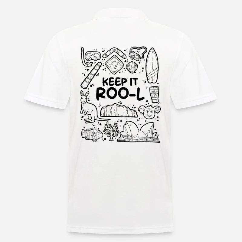 Keep it roo-l - Men's Polo Shirt - white
