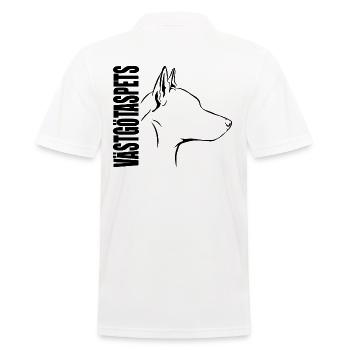 VÄSTGÖTASPETS Profil Chiens Wilsigns - Polo Homme - blanc - Dos - Kai (181cm)