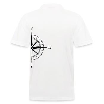 Compass wind rose - Men's Polo Shirt - white - Back - Kai (181cm)