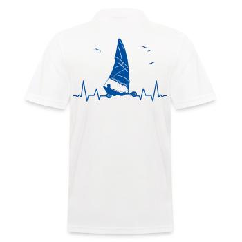 Plage Voile Windracer Land Sailers Land Sailors - Polo Homme - blanc - Dos - Kai (181cm)