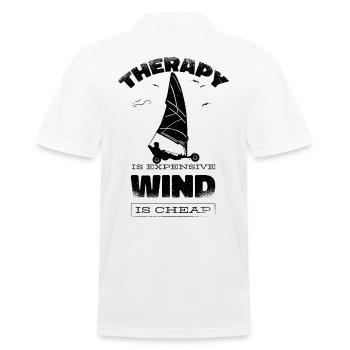 Plage Voile Windracer Land Sailers Land Sailors - Polo Homme - blanc - Dos - Kai (181cm)