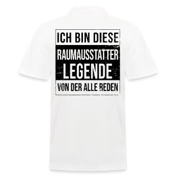 Dekorateur Geburtstag geboren Legende - Männer Poloshirt - Weiß - Hinten - Kai (181cm)