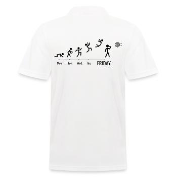 Jeu de fléchettes Dartboard Darts Darts - Polo Homme - blanc - Dos - Kai (181cm)