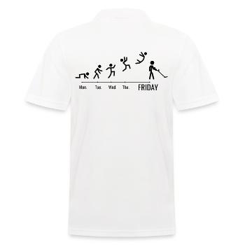 Sondengänger Sondler sondeln Wochenende - Männer Poloshirt - Weiß - Hinten - Kai (181cm)