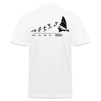 Voile de plage Windracer Week-end Marins à terre - Polo Homme - blanc - Dos - Kai (181cm)