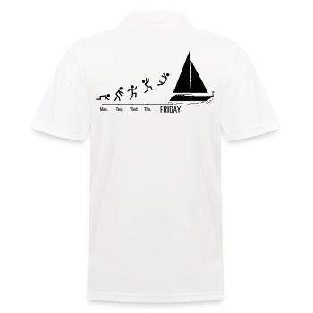 Voilier Voilier Voilier Voilier Yacht Week-end - Polo Homme - blanc - Dos - Kai (181cm)