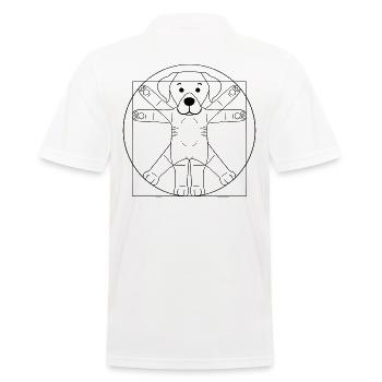 Dog Dog Owner Dog Lovers Dogs - Men's Polo Shirt - white - Back - Kai (181cm)