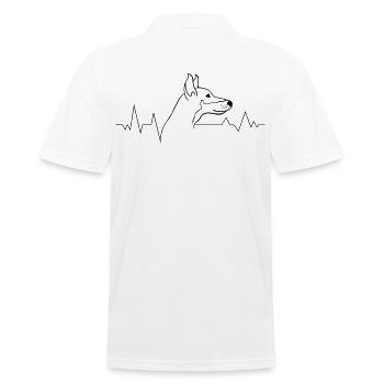 Race de chien Doberman chien amoureux des chiens - Polo Homme - blanc - Dos - Kai (181cm)
