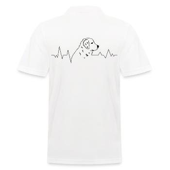 Dog breed retriever dog dog lovers dogs - Men's Polo Shirt - white - Back - Kai (181cm)