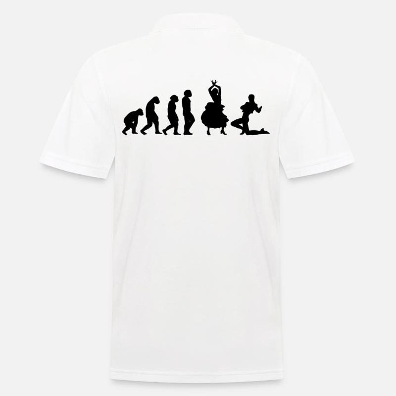 Flamenco Dancer Flamenco Dance Evolution - Men's Polo Shirt - white