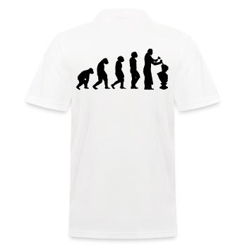 Tailleur de pierre Artisan Sculpteur sur pierre Evolution - Polo Homme - blanc - Dos - Kai (181cm)