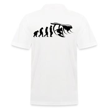 Surfer-Sport Wellenreiter-Brett Surfbrett - Männer Poloshirt - Weiß - Hinten - Kai (181cm)