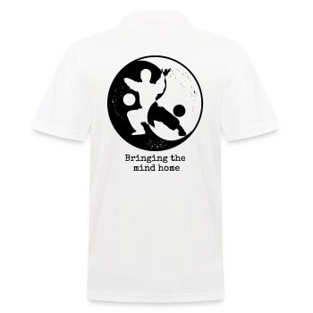 Qi-Gong Kampfkunst Chigong Meditation Thai-Chi - Männer Poloshirt - Weiß - Hinten - Kai (181cm)