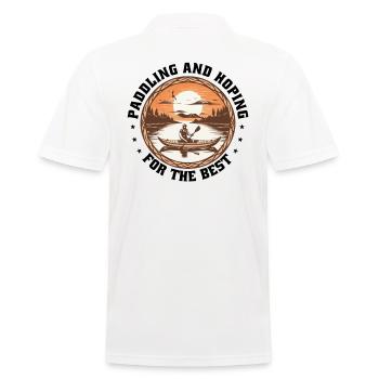 Canoë Canoë Kayak Canadien Paddle-espoir - Polo Homme - blanc - Dos - Kai (181cm)