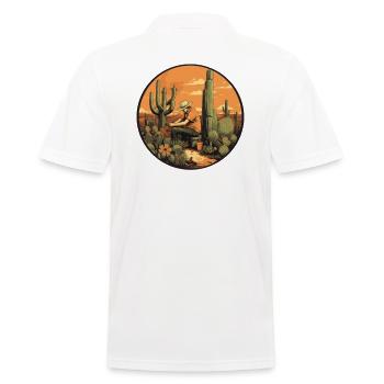 Cactus Accessoires Jardin Cactus Collection Plantes - Polo Homme - blanc - Dos - Kai (181cm)