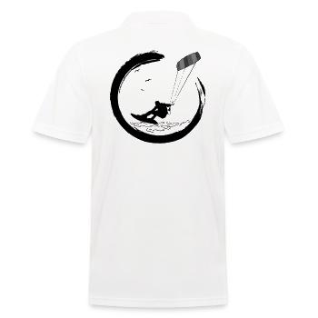 kitesurf kitesurf kitesurf kite surf planche - Polo Homme - blanc - Dos - Kai (181cm)