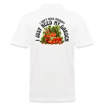 Gärtnerin Gartenpflanze Hobbygärtner Floristin - Männer Poloshirt - Weiß - Hinten - Kai (181cm)