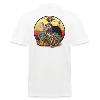 Gärtnerin Gartenpflanzen lustiges Gärtner - Männer Poloshirt - Weiß - Hinten - Kai (181cm)