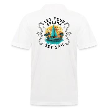 marin voilier voilier voilier voilier yacht - Polo Homme - blanc - Dos - Kai (181cm)