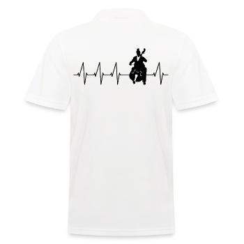 Cellospieler Cellist-Musiker Collo-Musik - Männer Poloshirt - Weiß - Hinten - Kai (181cm)