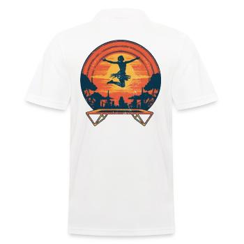 Entraînement de remise en forme pour femmes Trampoline Hall Sport - Polo Homme - blanc - Dos - Kai (181cm)