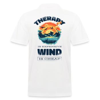 Kitesurf Kitesurf Kitesurf Kite Surf Drôle - Polo Homme - blanc - Dos - Kai (181cm)