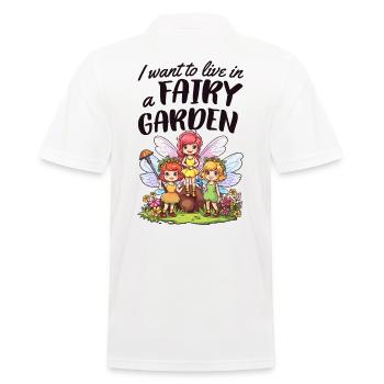 Garten Gartenpflanzen Landschaftsgärtner lustiges - Männer Poloshirt - Weiß - Hinten - Kai (181cm)