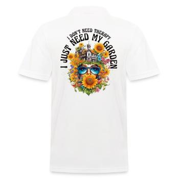 Garten Gartenpflanzen Landschaftsgärtner lustiges - Männer Poloshirt - Weiß - Hinten - Kai (181cm)