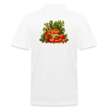 Gärtnerin Gartenpflanze Hobbygärtner Florist - Männer Poloshirt - Weiß - Hinten - Kai (181cm)