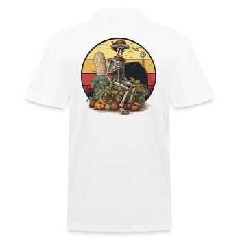 Gärtnerin Gartenpflanzen lustiges Gärtner - Männer Poloshirt - Weiß - Hinten - Kai (181cm)