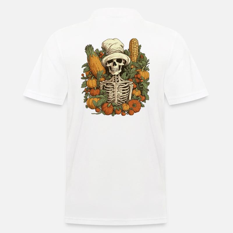 Gärtnerin Gartenpflanzen Vegetarier-Gärtner - Männer Poloshirt - Weiß