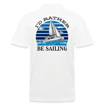 Sailor Voilier Voilier Voilier Yacht à voile - Polo Homme - blanc - Dos - Kai (181cm)