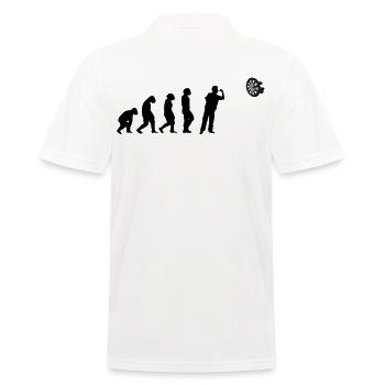 Fléchettes, Jeu de fléchettes, Fléchettes, Évolution du joueur de fléchettes - Polo Homme - blanc - Dos - Kai (181cm)