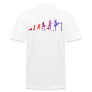 Ballerine Fille Dames Danseuse de Ballet - Polo Homme - blanc - Dos - Kai (181cm)