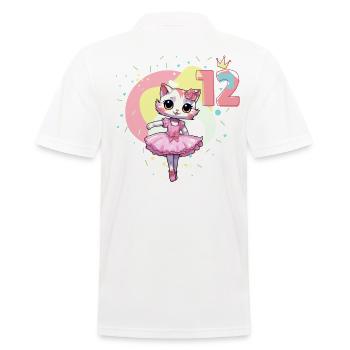 Filles ballet ballerine chats 12 ans 12ème - Polo Homme - blanc - Dos - Kai (181cm)