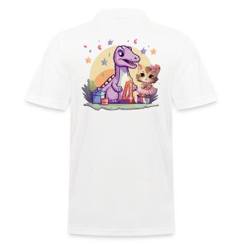 Fille Ballet Dinosaure Chat 4 Ans 4 - Polo Homme - blanc - Dos - Kai (181cm)