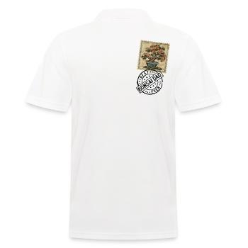 Bonsaï Papa Bonsaï Arbre Bonsaï Plantes - Polo Homme - blanc - Dos - Kai (181cm)