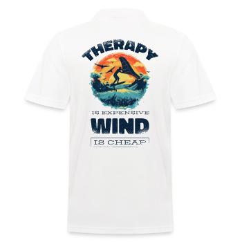 Wingfoil-Surfer Wingfoiling Zubehör Wing-Foiling - Männer Poloshirt - Weiß - Hinten - Kai (181cm)