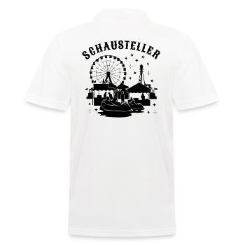 Schausteller Jahrmarkt Volksfest Rummelplatz - Männer Poloshirt - Weiß - Hinten - Kai (181cm)