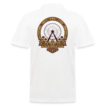 Parc d’attractions Foire, Fête foraine, Festival folklorique - Polo Homme - blanc - Dos - Kai (181cm)