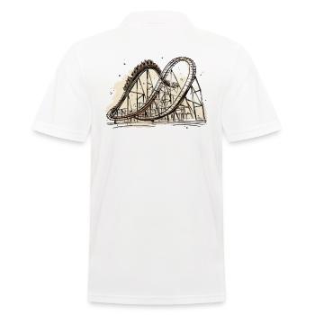 Parc D’attractions, Foire, Fête foraine, Fête foraine - Polo Homme - blanc - Dos - Kai (181cm)