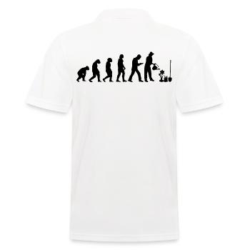 Jardinier, Agriculteur, Paysagiste, Plantes - Polo Homme - blanc - Dos - Kai (181cm)