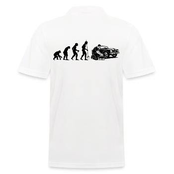 Mécatronicien, Mécanicien automobile, Électricien - Polo Homme - blanc - Dos - Kai (181cm)