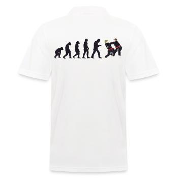 Judoka Taekwondo Karaté Aïkido Ju-Jutsu Evolution - Polo Homme - blanc - Dos - Kai (181cm)