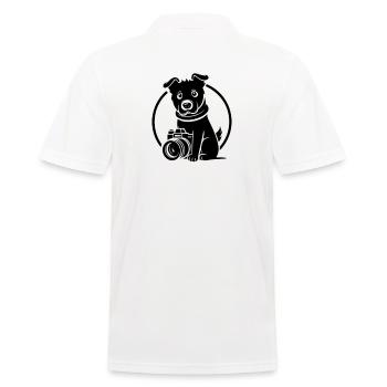 Photo de chien, photographe de paysage, photographe de nature - Polo Homme - blanc - Dos - Kai (181cm)
