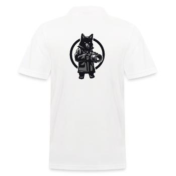 Photo de chien, photographe de paysage, photographe de nature - Polo Homme - blanc - Dos - Kai (181cm)