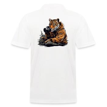 Photographe de paysage, Appareil photo, Photographe de nature - Polo Homme - blanc - Dos - Kai (181cm)